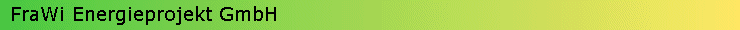 FraWi Energieprojekt GmbH